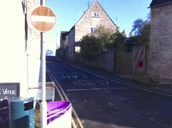 The photo for Except Cycles: Narrow Hill, Witney.